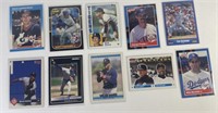 10 MLB Sports Cards - Hershiser and others