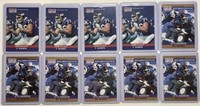 10 NFL Sports Cards - 1990 4 Elliot & 6 Anderson