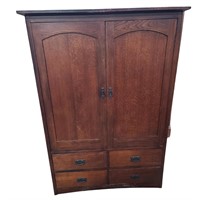 Wooden Dresser Cabinet w/ 4 Drawers
