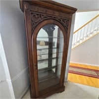 Display Cabinet with 4 Glass Shelves