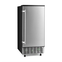 Free-Standing Built-In Undercounter Ice Maker-Silv