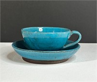 Deichmann Pottery Cup and Saucer