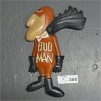 Budweiser Bud Man Wall Decor - Repaired