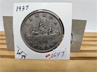1937 SILVER DOLLAR