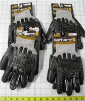 4 Pair Carhartt Gloves XL