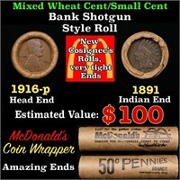 Small Cent Mixed Roll Orig Brandt McDonalds Wrappe