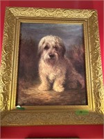 Oil on canvas signed by Cheviot