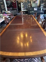 Ethan Allen Chippendale style dining room table