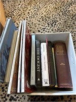 Pair of miscellaneous boxes of books