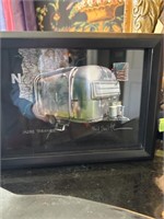 3D diarrama of Airstream signed by Phil Smith