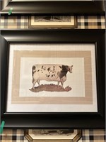 Pair of cattle prints
