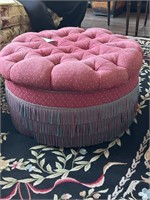 Upholstered ottoman 29 inch diameter