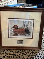 Signed 1986 G. Mobley duck stamp print