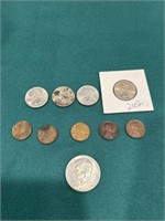 Assorted coin collection