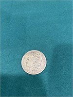 1901 US Morgan silver dollar