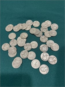 40-1957 silver Washington quarters
