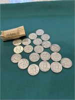 30-1952 silver Franklin half dollars
