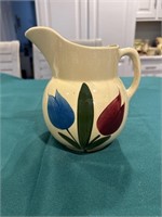 Watt pottery tulip pitcher