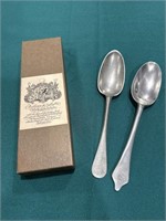 Set of Colonial Williamsburg serving spoons