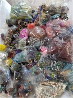 Collection of coin and seed beads
