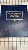 SILVER LIBERTY WALKING Halves COLLECTION COMPLETE