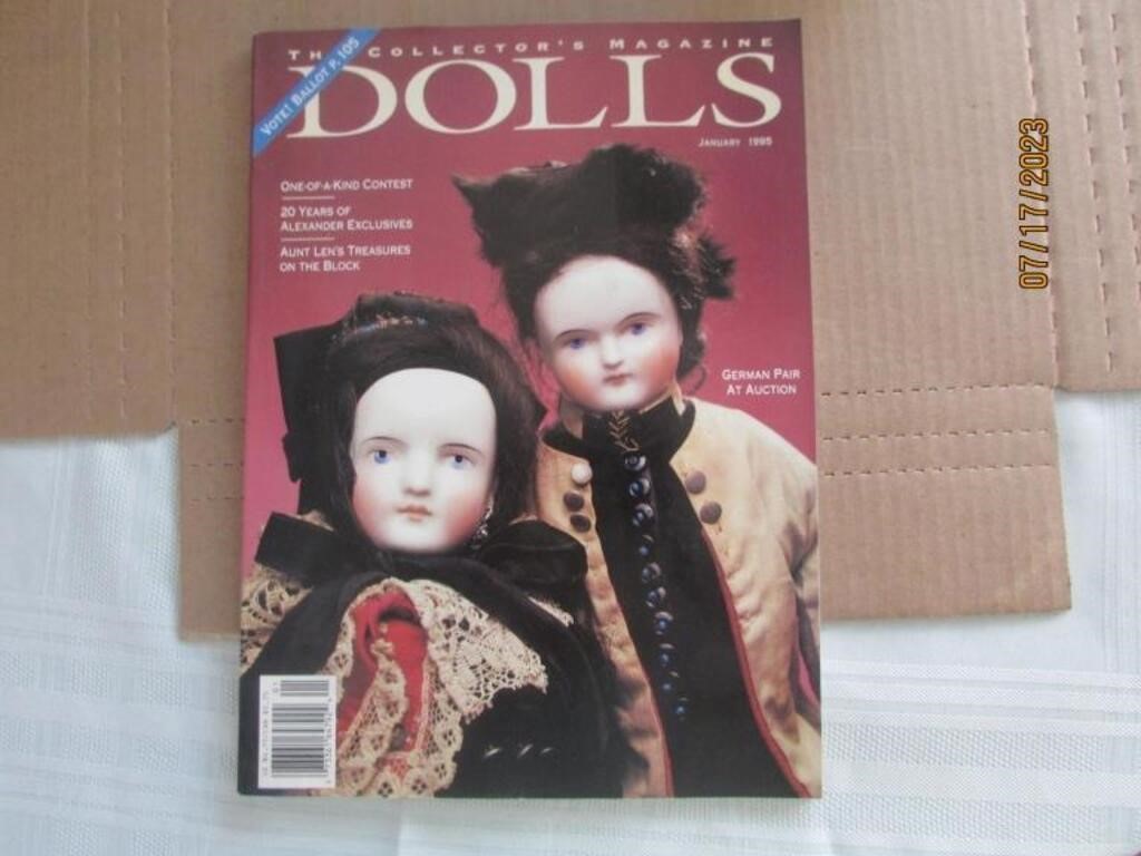 Magazine Dolls Collectors Magazine January 1995