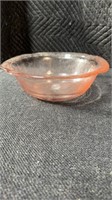 Pink depression bowl 9.5”
