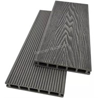 12-FT Composite Decking 3D Wood Grain - Grey