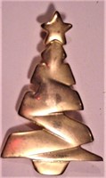Danecraft Christmas Tree Brooch Pin