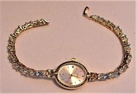 HMI Women’s 1950s Gold Formal Dress Watch