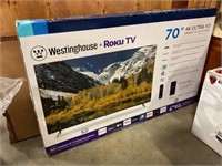 Westinghouse 70” 4K ultra HD television NIB