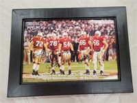 Autographed Husker football picture