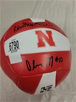 Signed Nebraska Husker volleyball
