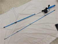 Zebco fishing pole rod and reel