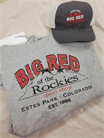 New Big Red of the Rockies Hoodie & hat