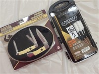 New items - pocket knives & gun cleaning kit