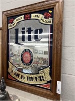 Mirrored Brewery Sign
