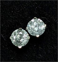 $1425 14K Natural Diamond (0.46Ct) Earrings