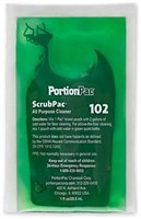 10 PACK PortionPac ScrubPac 102 Deep Cleaner 2 Gal