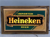 Imported Heineken Beer Light Up Sign