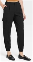 NEW Women's High-Rise Ankle Jogger Pants A New