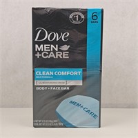 NEW 6-Pack Dove Men+Care Body & Face Bar