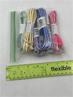 NEW Lot of 6- 6ft Type-C Charging Cable