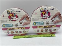 NEW Lot of 2 Toy Mini Brands Collectors Case &