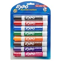 Expo Low Odor Dry Erase Markers  Chisel Tip  Assor