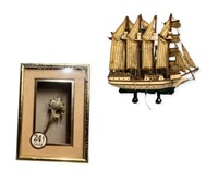 2 Small Nautical / Sea Themed Decor Items
