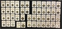 Collection of 48 NGC Graded Coins