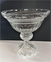 Vintage Design Crystal Pedestal Bowl