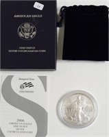 2000 W SILVER EAGLE W BOX PAPERS