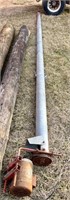 (2) Grain Augers, 6” x 18’ transfer auger with